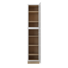 PEMBROKE Assembled 18 in. W x 90 in. H x 24 in. D Plywood Tall Cabinet in Painted White | Kunal Kitchens