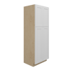 PEMBROKE Assembled 30 in. W x 84 in. H x 24 in. D Plywood Tall Cabinet w/(1) Roll-out Tray in Painted White | Kunal Kitchens