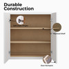 PEMBROKE Assembled 24 in. W x 30 in. H x 12 in. D Plywood Wall Cabinet in Painted White | Kunal Kitchens