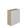 PEMBROKE Assembled 27 in. W x 30 in. H x 12 in. D Plywood Wall Cabinet in Painted White | Kunal Kitchens