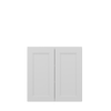PEMBROKE Assembled 30 in. W x 30 in. H x 12 in. D Plywood Wall Cabinet in Painted White | Kunal Kitchens