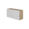 PEMBROKE Assembled 36 in. W x 18 in. H x 12 in. D Plywood Wall Cabinet in Painted White | Kunal Kitchens