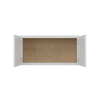 PEMBROKE Assembled 36 in. W x 18 in. H x 12 in. D Plywood Wall Cabinet in Painted White | Kunal Kitchens