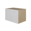 PEMBROKE Assembled 36 in. W x 24 in. H x 24 in. D Plywood Wall Cabinet in Painted White | Kunal Kitchens