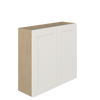 PEMBROKE Assembled 39 in. W x 36 in. H x 12 in. D Plywood Wall Cabinet in Painted White | Kunal Kitchens