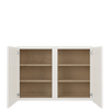PEMBROKE Assembled 42 in. W x 30 in. H x 12 in. D Plywood Wall Cabinet in Painted White | Kunal Kitchens