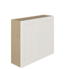 PEMBROKE Assembled 42 in. W x 36 in. H x 12 in. D Plywood Wall Cabinet in Painted White | Kunal Kitchens