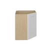 PEMBROKE Assembled 27 in. W x 30 in. H x 15 in. D Plywood Diagonal Corner Wall Cabinet in Painted White | Kunal Kitchens