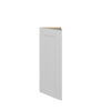 PEMBROKE Assembled 12 in. W x 36 in. H x 12 in. D Plywood Wall End Cabinet in Painted White | Kunal Kitchens