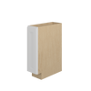 PEMBROKE Ready to Assemble 9 in. W x 34.5 in. H x 24 in. D Plywood Base Cabinet Full Height Door(s) in Painted White | Kunal Kitchens