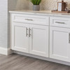 PEMBROKE Ready to Assemble 24 in. W x 34.5 in. H x 24 in. D Plywood Base Cabinet w/(1) Roll-out Tray in Painted White