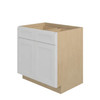 PEMBROKE Ready to Assemble 33 in. W x 34.5 in. H x 24 in. D Plywood Base Cabinet in Painted White