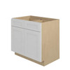 PEMBROKE Ready to Assemble 36 in. W x 34.5 in. H x 24 in. D Plywood Base Cabinet w/(1) Roll-out Tray in Painted White
