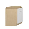 PEMBROKE Ready to Assemble 36 in. W x 34.5 in. H x 24 in. D Plywood Sink Diagonal Corner Base Cabinet in Painted White