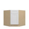 PEMBROKE Ready to Assemble 36 in. W x 34.5 in. H x 24 in. D Plywood Sink Diagonal Corner Base Cabinet in Painted White