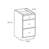 PEMBROKE Ready to Assemble 18 in. W x 34.5 in. H x 24 in. D Plywood Drawer Base Cabinet in Painted White | Kunal Kitchens