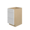 PEMBROKE Ready to Assemble 18 in. W x 34.5 in. H x 24 in. D Plywood Drawer Base Cabinet in Painted White