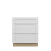 PEMBROKE Ready to Assemble 30 in. W x 34.5 in. H x 24 in. D Plywood Drawer Base Cabinet in Painted White