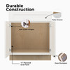 PEMBROKE Ready to Assemble 24 in. W x 34.5 in. H x 24 in. D Plywood Sink Base Cabinet in Painted White | Kunal Kitchens