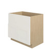 PEMBROKE Ready to Assemble 36 in. W x 34.5 in. H x 24 in. D Plywood Farm Sink Base Cabinet in Painted White