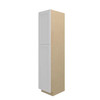 PEMBROKE Ready to Assemble 18 in. W x 90 in. H x 24 in. D Plywood Tall Cabinet w/(3) Roll-out Trays in Painted White