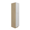 PEMBROKE Ready to Assemble 18 in. W x 90 in. H x 24 in. D Plywood Tall Cabinet w/(3) Roll-out Trays in Painted White