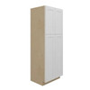 PEMBROKE Ready to Assemble 30 in. W x 84 in. H x 24 in. D Plywood Tall Cabinet w/(2) Roll-out Trays in Painted White