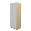 PEMBROKE Ready to Assemble 30 in. W x 84 in. H x 24 in. D Plywood Tall Cabinet w/(3) Roll-out Trays in Painted White