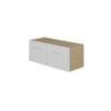 PEMBROKE Ready to Assemble 30 in. W x 12 in. H x 12 in. D Plywood Wall Cabinet in Painted White