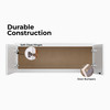 PEMBROKE Ready to Assemble 36 in. W x 12 in. H x 24 in. D Plywood Wall Cabinet in Painted White | Kunal Kitchens