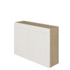 PEMBROKE Ready to Assemble 42 in. W x 30 in. H x 12 in. D Plywood Wall Cabinet in Painted White