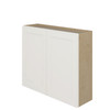 PEMBROKE Ready to Assemble 42 in. W x 36 in. H x 12 in. D Plywood Wall Cabinet in Painted White