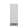 Brighton Assembled 12 in. W x 34.5 in. H x 24 in. D Plywood Base Cabinet Full Height Door(s) in Painted White | Kunal Kitchens