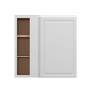 Brighton Assembled 30 in. W x 30 in. H x 12 in. D Plywood Blind Wall Corner Cabinet in Painted White | Kunal Kitchens