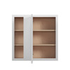 Brighton Assembled 30 in. W x 36 in. H x 12 in. D Plywood Blind Wall Corner Cabinet in Painted White | Kunal Kitchens