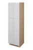 Brighton Assembled 24 in. W x 84 in. H x 24 in. D Plywood Tall Cabinet w/(1) Roll-out Tray in Painted White | Kunal Kitchens