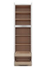 Brighton Assembled 24 in. W x 90 in. H x 24 in. D Plywood Tall Cabinet w/(2) Roll-out Trays in Painted White | Kunal Kitchens