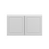 Brighton Assembled 30 in. W x 18 in. H x 12 in. D Plywood Wall Cabinet in Painted White | Kunal Kitchens