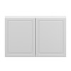 Brighton Assembled 36 in. W x 24 in. H x 12 in. D Plywood Wall Cabinet in Painted White | Kunal Kitchens