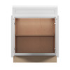 Brighton Ready to Assemble 27 in. W x 34.5 in. H x 24 in. D Plywood Base Cabinet in Painted White | Kunal