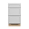 Brighton Ready to Assemble 18 in. W x 34.5 in. H x 24 in. D Plywood Drawer Base Cabinet in Painted White | Kunal Kitchens