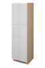 Brighton Ready to Assemble 24 in. W x 84 in. H x 24 in. D Plywood Tall Cabinet w/(2) Roll-out Trays in Painted White | Kunal Kitchens