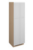 Brighton Ready to Assemble 24 in. W x 84 in. H x 24 in. D Plywood Tall Cabinet w/(4) Roll-out Trays in Painted White | Kunal Kitchens
