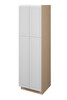 Brighton Ready to Assemble 24 in. W x 90 in. H x 24 in. D Plywood Tall Cabinet w/(3) Roll-out Trays in Painted White | Kunal Kitchens