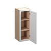 Brighton Ready to Assemble 12 in. W x 30 in. H x 12 in. D Plywood Wall Cabinet in Painted White | Kunal Kitchens