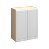 Brighton Ready to Assemble 24 in. W x 36 in. H x 12 in. D Plywood Wall Cabinet in Painted White | Kunal Kitchens
