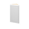 Brighton Ready to Assemble 12 in. W x 30 in. H x 12 in. D Plywood Wall End Cabinet in Painted White | Kunal Kitchens