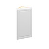 Brighton Ready to Assemble 12 in. W x 30 in. H x 12 in. D Plywood Wall End Cabinet in Painted White | Kunal Kitchens