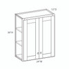 W2430B - PRISM-Brighton CHARCOAL | Kunal Kitchens