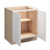 Brighton Assembled 30 in. W x 34.5 in. H x 24 in. D Plywood Base Cabinet Full Height Door(s) in Painted White | Kunal Kitchens